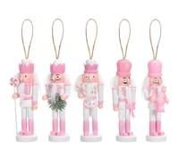 Operitacx 5 Pièces Casse-Noisette de Noël à Suspendre, Figurine Soldat en