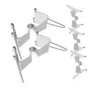 Operitacx 5 pièces Clips de Peinture à Huile Acier Inoxydable Ensemble de Support Pratique pour Artistes Porte Humide Outils de Fournitures Artistiques