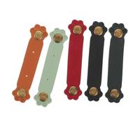 Operitacx 5 Pièces Enrouleur De Casque Cat Claw Écouteur De Câble Casque D'écouteur Organisateur De Câbles D'écoute Organisateur De Stockage Faux Cuir