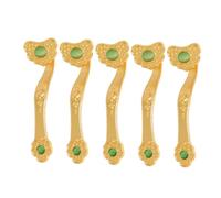 Operitacx 5 pièces Marque-pages Métalliques Rétro Style Chinois et Accessoires de Lecture Artistiques pour Amateurs de Cadeaux Pratiques et Décoratifs