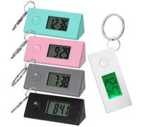Operitacx 5 Pièces Montre Porte-clés Examens et Usage Quotidien Bouton Antidérapant Portable Triangulaire Mouvement Précis des Étudiants