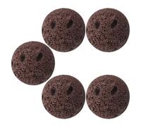 Operitacx 5 Pièces Pierres de Sauna en Pierre Volcanique Naturelles, Résistantes la Chaleur et Absorbantes d'eau, Accessoires pour Sauna Domestique et Cabine de Vapeur