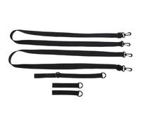 Operitacx 5 Pièces Sangle d'attache pour Parasol Réglable, Stabilité | Polyester, Résistance au Vent la Pluie, pour Espaces Extérieurs et Jardins, Compatible Parasols Romains