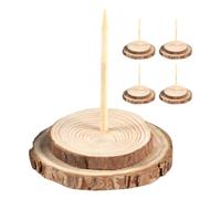 Operitacx 5 Pièces Socle de Sapin de Noël en Bois pour Arbre Artificiel