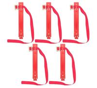 Operitacx 5 Pièces Support Mural Crochet et Sangle de Fixation en Fer Robuste pour Extincteurs 2kg 3kg 4kg pour Ateliers et Maison