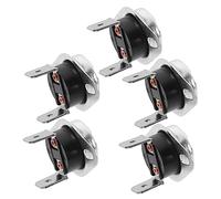 Operitacx 5 Pièces Thermostat de Sèche-linge 250v 16a 185℉ Fusible Thermique pour Appareil Électroménager, Élément Chauffant Compatible, Protection Surchauffe et Surintensité, Accessoire