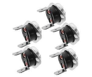 Operitacx 5 Pièces Thermostat de Sèche-linge 250v 16a 185℉ Fusible Thermique pour Appareil Électroménager, Élément Chauffant Compatible, Protection Surchauffe et Surintensité, Accessoire
