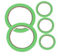 Operitacx 5 Rouleaux Rubans Adhésifs Décoratifs Papier Masking Tapes pour Bricolage Facile à Déchirer Modérée Usage Polyvalent