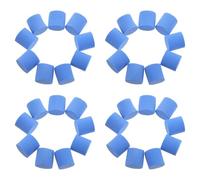 Operitacx 50 Pièces Bouchon de Tube à Essai pour Fourmis, Bloc Eau, Rond | Mousse Légère, Installation Simple, pour Habitat de Fourmis, Gestion du Nid, Accessoire D'alimentation