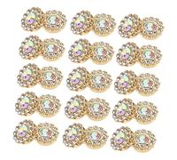 Operitacx 50 Pièces Coller Sur L'embellissement Kit De Fabrication De Bijoux Perles à Écraser Cabochons Pour La Fabrication De Bijoux Trousse à Bijoux Kit De Perles Bricolage Embellissements