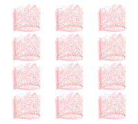 Operitacx 50 Pièces Couvercle de Lampe Papier Rose pour Bougies, | Diffuse la Lumière, Style Simple et Créatif, Papier Léger, Présent Crémaillère, Usage Intérieur