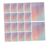 Operitacx 50 Pièces Lot Papier Cartonné Irisé Effet Miroir pour Scrapbooking Pliage Origami Décoration Fête et Projets DIY
