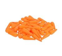 Operitacx 50 Pièces Nez Carotte Plastique Orange pour Bonhomme de Réutilisable Accessoire Décoratif Remplaçable pour DIY Cosplay Noël et Fêtes Hiver Compatible Diverses