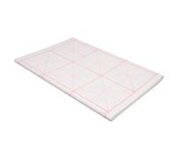 Operitacx 50 Pièces Papier de Calligraphie Chinoise Semi-raw Xuan Grilles Résistant Jaunissement Pratique Débutants et Artistes
