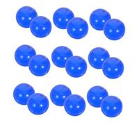 Operitacx 50 Pièces Perles Naturelles de Lapis-lazuli pour Création de Bijoux Pierres Rondes Bleues Polies pour Bracelets et Colliers DIY