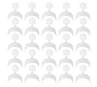 Operitacx 500 Pcs Faux Ongles Forme Croissant Blancs, Embouts D'ongle Artificiel Abs Robustes, Accessoires de Nail Art pour Manucure Gel, Acrylique, Fibre de Verre, Usage Femme et Fille