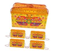 Operitacx 5pièces Coffre à Coffre Au Trésor Ancestral De Banque Commémoratifs Papier De Ancestral Sacrificiel pour Funérailles Festival Qingming Fournitures De