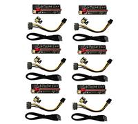 Operitacx 6 Ensembles Câble d'extension de Carte Graphique Soutien USB rallonge gpu Accessoire pc Câble d'extension USB Adaptateur pci-e 1x vers 16x extenseur pci-e 1x à 16x Black
