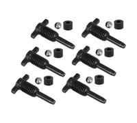 Operitacx 6 Ensembles Vertical Hydraulic Jack Parts with Return Valves Air Release Seal Steel Screw Enhanced Stability for Car Maintenance and Efficient Lifting