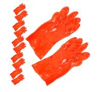 Operitacx 6 Paires Gants de Drainage Étanches Lot Gants de Nettoyage Antidérapants à Abrasion pour Plombiers et Utilisation Industrielle