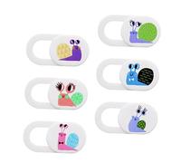Operitacx 6 Pcs Diapositive de Couverture de Webcam Protection D'objectif pour Ordinateur Tablette Confidentialité Garantie Adhésif Auto-agrippant Design Élégant