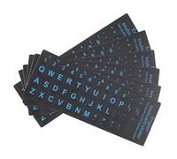Operitacx 6 pièces Autocollants Clavier Anglais Remplacement pour Ordinateur Portable et PC Facile à Installer Durable et Adapté à Tous Claviers Standards