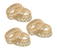 Operitacx 6 Pièces Cercle Intérieur en Bambou pour Chapeau Conique et Paysan, Portable et Solide, pour Usage Quotidien et Bricolage