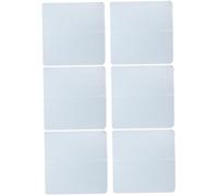 Operitacx 6 Pièces Chiffons Microfibre Nettoyage Lunettes Grand Format Bleu Lingettes pour Écrans Appareils et Bijoux sans Peluches