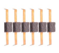 Operitacx 6 Pièces Coussin en Feutre Magnétique Feutre en Laine Solide pour Stabilisation de Bande Magnétique, Accessoire de Réparation pour Platine Cassette