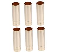 Operitacx 6 pièces Lamp Base Sleeve For Chandelier Lighting Accessories Iron Candle Cover Replacement Compatible With European Crystal Pendants