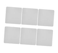 Operitacx 6 Pièces Lot de Chiffons Microfibres Gris pour Nettoyage Lunettes Écrans Objectifs sans Absorbants et Durables