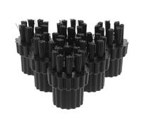 Operitacx 6 Pièces Set de Brossettes de Remplacement pour Nettoyeur Vapeur Accessoires Polyvalents pour Nettoyage Profond des Sols Joints et Tissus
