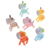 Operitacx 6 pièces Veilleuse Cartoon Animaux Mini Lampe de Bureau LED Décoration Chambre Garçon Fille Lumière de Chevet Colorée et Durable Cadeau Noël et Anniversaire