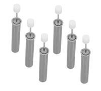 Operitacx 6 Pièces Wastebasket Soft-close Mechanism Damper Metal Hydraulic Shock Absorber For Trash Can Lid Quiet Slow Closing Buffer For Kitchen And Office Bins