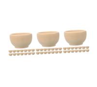 Operitacx 60 Pièces Mini Bols pour Bricolage Décorations à Peindre Ornements Diy pour Garçon Fille Pratique pour Activités et Décoration Maison