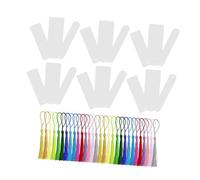 Operitacx 60 Pièces Set de Marque-pages Acryliques avec Pompons Colorés Kit Complet DIY pour Créations Personnalisées Accessoires de Lecture Polyvalents pour Cadeaux et Loisirs Créatifs