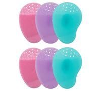 Operitacx 6pcs Brosse Nettoyante Visage en Silicone Antidérapante Brosse Manuelle à Forme Unique pour Peau et Corps Usage Quotidien Nettoyage et Exfoliation Couleur Aléatoire