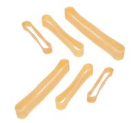 Operitacx 6Pcs sangles de moule bandes élastiques moules en plâtre Bande élastique en caoutchouc Attache pour moule en plâtre élastiques épais résistants longs élastiques Yellow