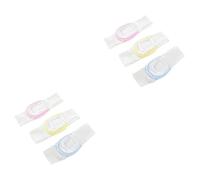 Operitacx 6pièces Ceinture De Fixation De Coton Pour Garçon Fille Réglable Et Réutilisable Confort Optimal Bleu Jaune Rose Par Couleur