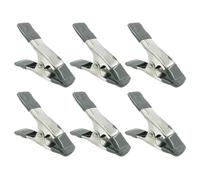 Operitacx 6pièces Lot de Pinces à Ressort pour Toile de Fond Clips Robustes Fer pour Studio Photo Grip Puissant et Poignée Ergonomique Fixation Pratique pour Arrière-Plan et Réflecteurs