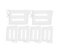 Operitacx 6pièces Organisateur De Tiroir Pour Réfrigérateur Séparateur Étagère Réglable Clip De Séparation Pour Porte Latérale Séparateurs De Congélateur Transparents