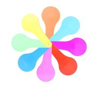 Operitacx 8 Feuilles Filtres Colorés Translucides pour Élèves Outil Éducatif pour et Expérimenter Primaire