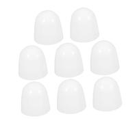 Operitacx 8 Pièces Capuchons de Boulons pour Fixation de Siège de Toilette Plastique Robuste Lot de Caches Décoratifs Universels pour Vis de Montage Au Sol Installation Facile Accessoires de