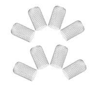 Operitacx 8 Pièces Filtre Gouttière Aluminium Tamis à Extensible Garde Descente Aux Intempéries Protection Blocages et Débris pour Système Résidentiel et Villa