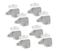Operitacx 8 pièces Loqueteau à Ressort Serrure de Porte Auto Verrouillable pour Armoire Fermeture Silencieuse et Robuste avec Installation Facile pour Portes de Placard et