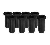 Operitacx 8 Pièces Manchon de Dame de Nage en Plastique Noir, Protection pour Verrou de Rame, Accessoire de Kayak et Bateau, Sécurité de Pagaie, Résistant à l'usure, pour Rame