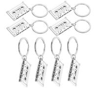 Operitacx 8 pièces Pendentifs Rétro Alliage Charmes Cassette pour Création de Bijoux Bracelets et Colliers Vintage pour Amateurs de Musique