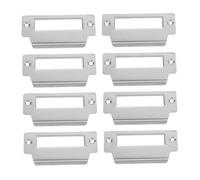 Operitacx 8 pièces Plaques de Renfort de Serrure Acier Inoxydable pour Porte Intérieure Protège Pêne et Verrou Sécurité Renforcée Installation Facile pour Portes