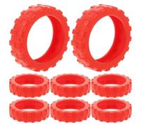 Operitacx 8 Pièces Protège-Roues en Silicone pour Valise, Housses Résistantes à l'usure et Anti-Bruit, Protection pour Roues de Bagages Pendant Vos Voyages