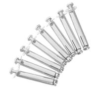 Operitacx 8 Pièces Réducteurs de Vitesse Caoutchouc avec Vis Acier pour Routes et Parkings Amortisseurs Antivibrations Installation Facile Du Bruit Compatibles avec Divers de Circulation